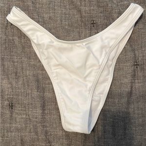 White size small bathing suit bottoms